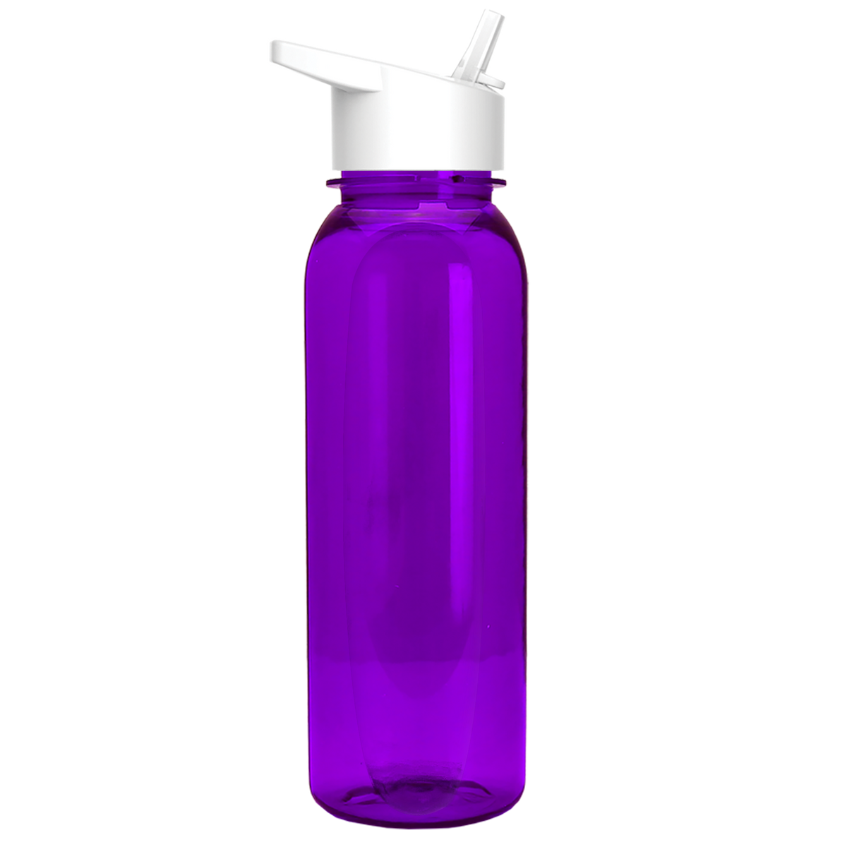 Custom logo Boss Embossed Tritan® Bottle with Flip-Straw Lid - 24 oz.
