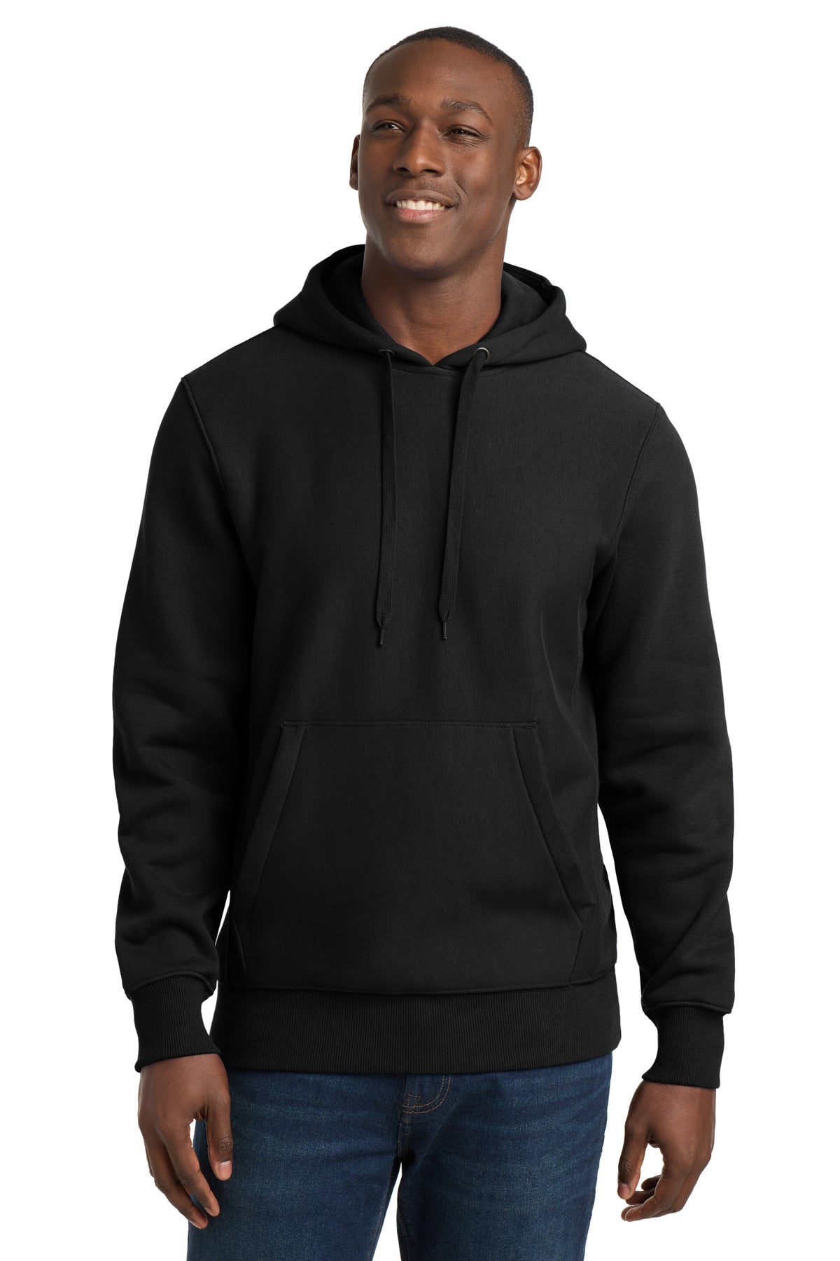 Custom logo Sport-Tek® Super Heavyweight Pullover Hooded Sweatshirt.  F281 in Black