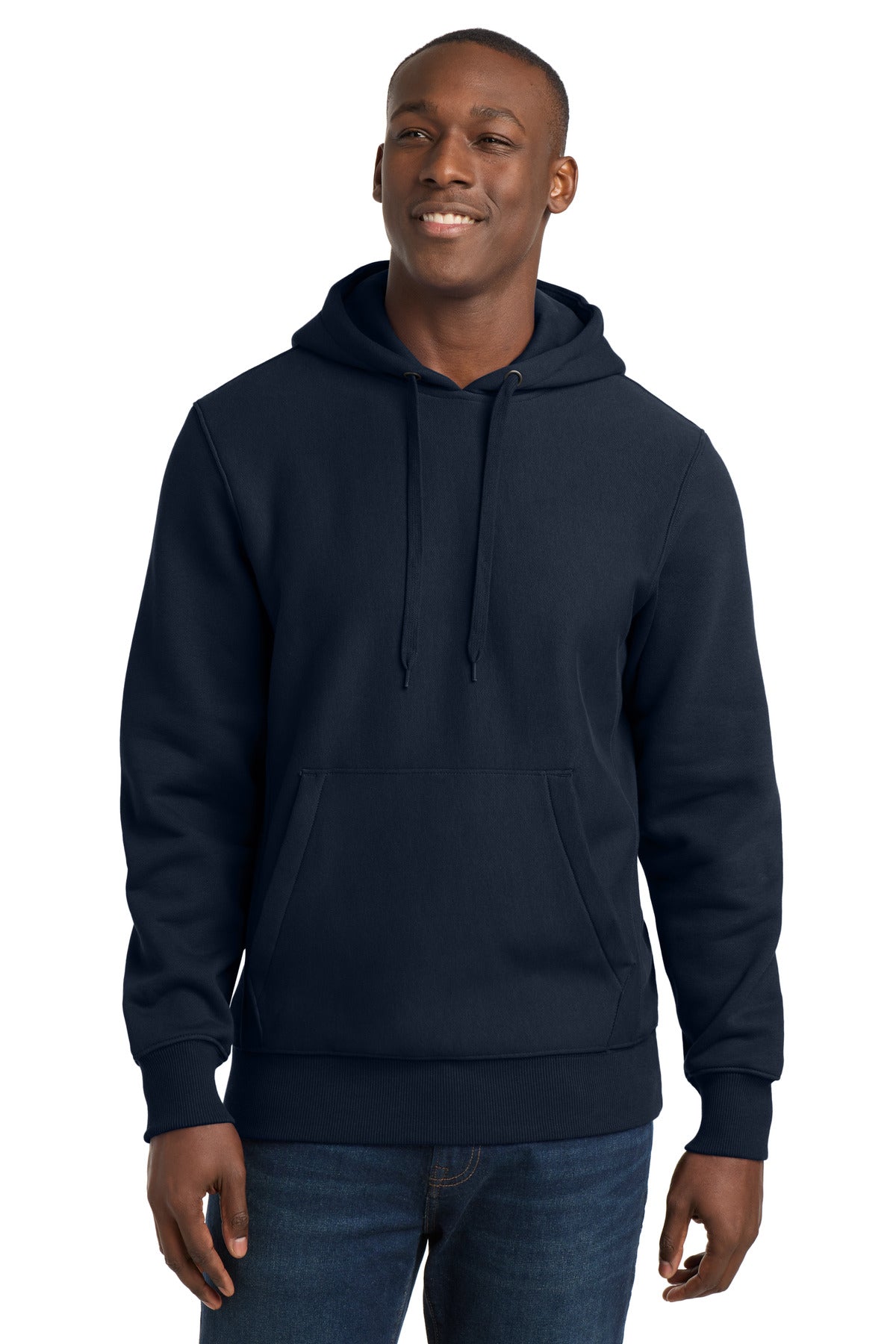 Custom logo Sport-Tek® Super Heavyweight Pullover Hooded Sweatshirt.  F281 in True Navy
