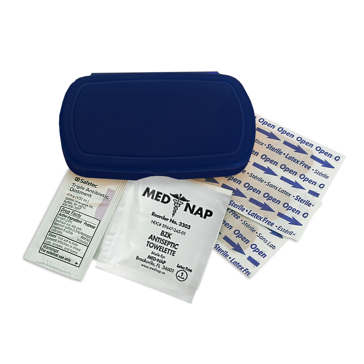 Custom logo Compact First Aid Kit – 6 Piece