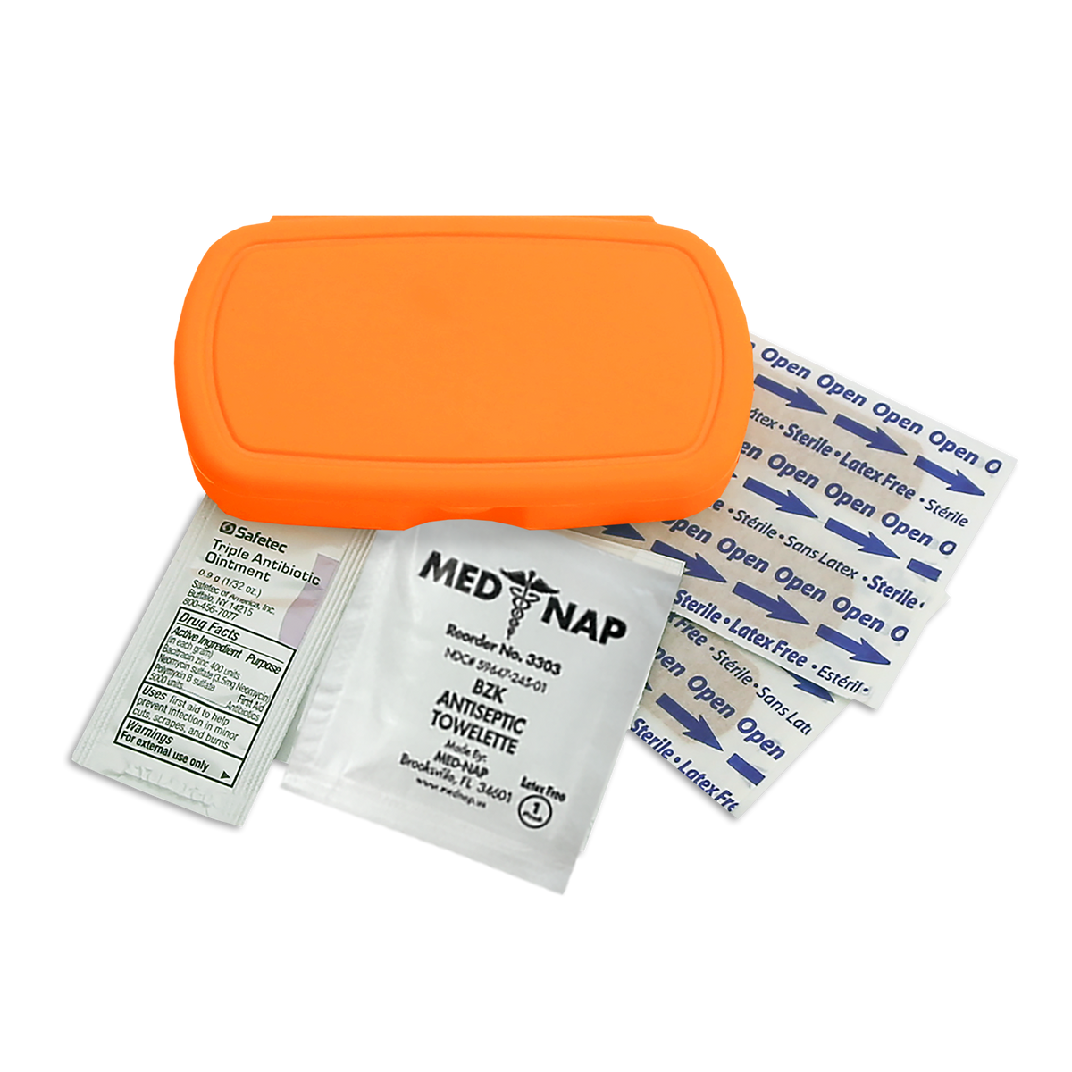 Custom logo Compact First Aid Kit – 6 Piece