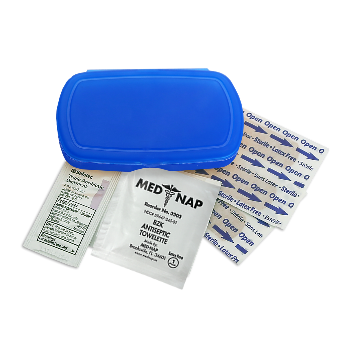 Custom logo Compact First Aid Kit – 6 Piece