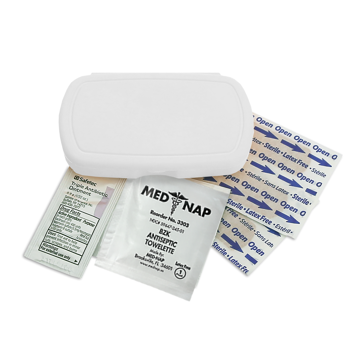 Custom logo Compact First Aid Kit – 6 Piece