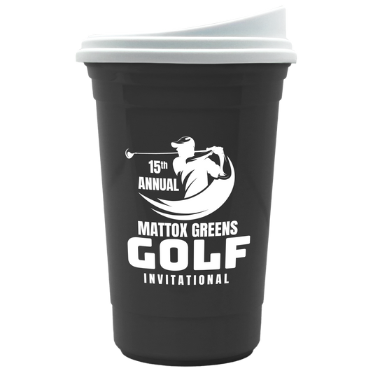 Varsity Double-Wall Tumbler with Liner and Slider Lid - 16 oz.