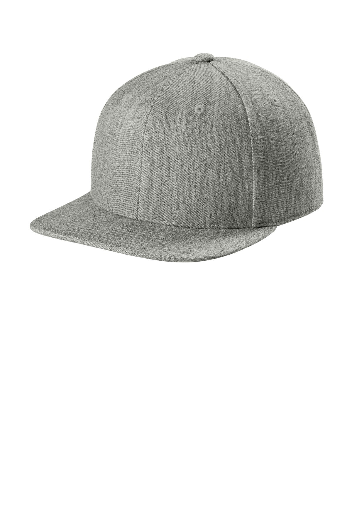 Custom logo Flexfit 110® Snapback Cap FF110F in Heather Grey