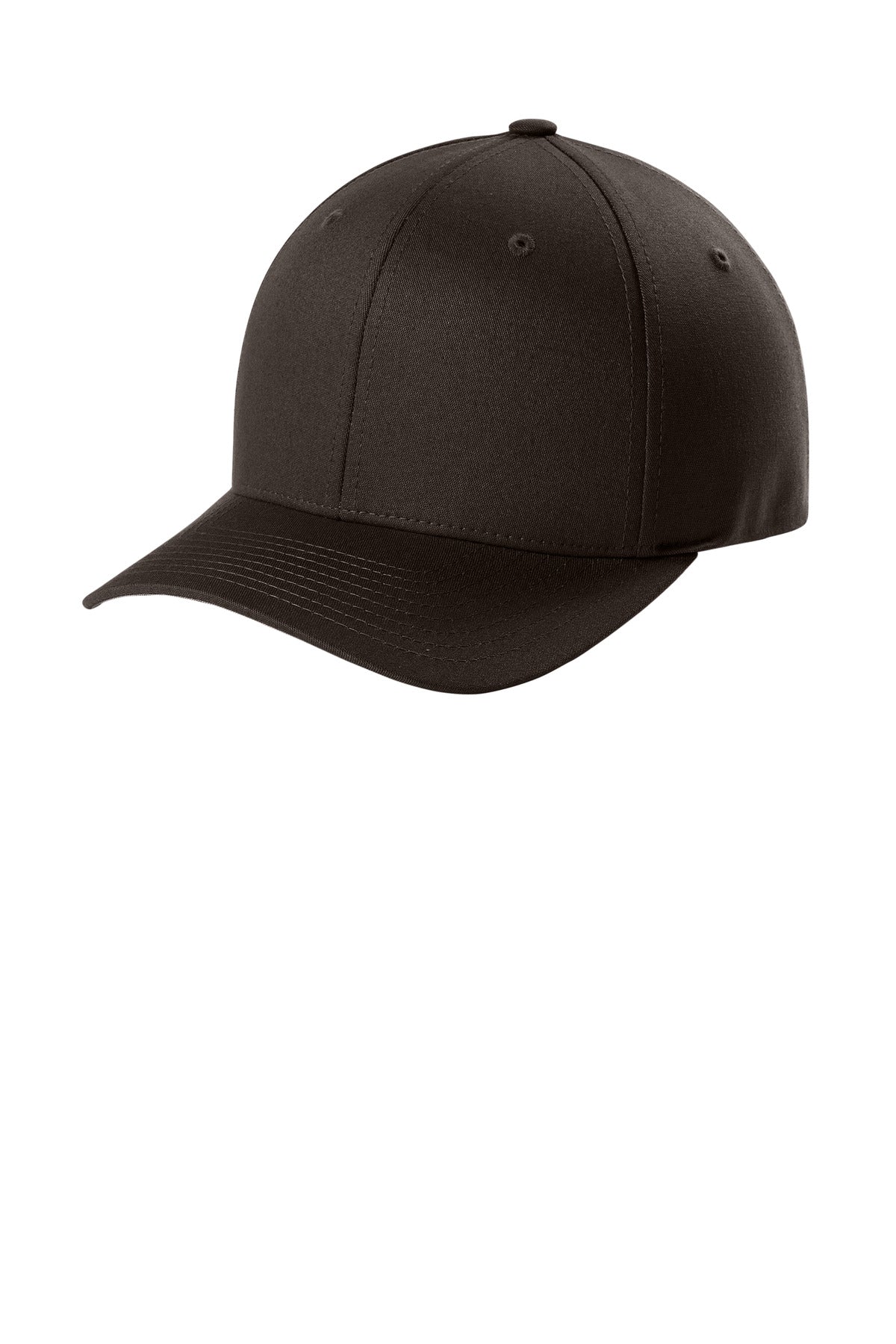 Custom logo Flexfit® V-Flexfit® Cotton Twill Cap FF5001 in Brown