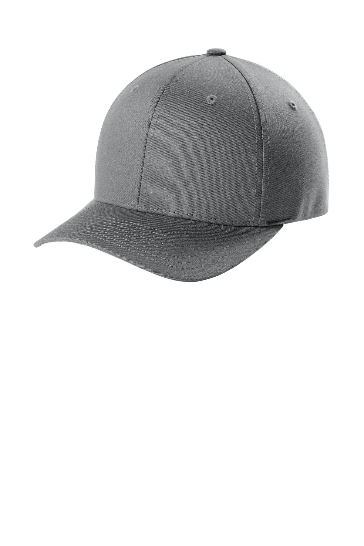 Custom logo Flexfit® V-Flexfit® Cotton Twill Cap FF5001 in Grey