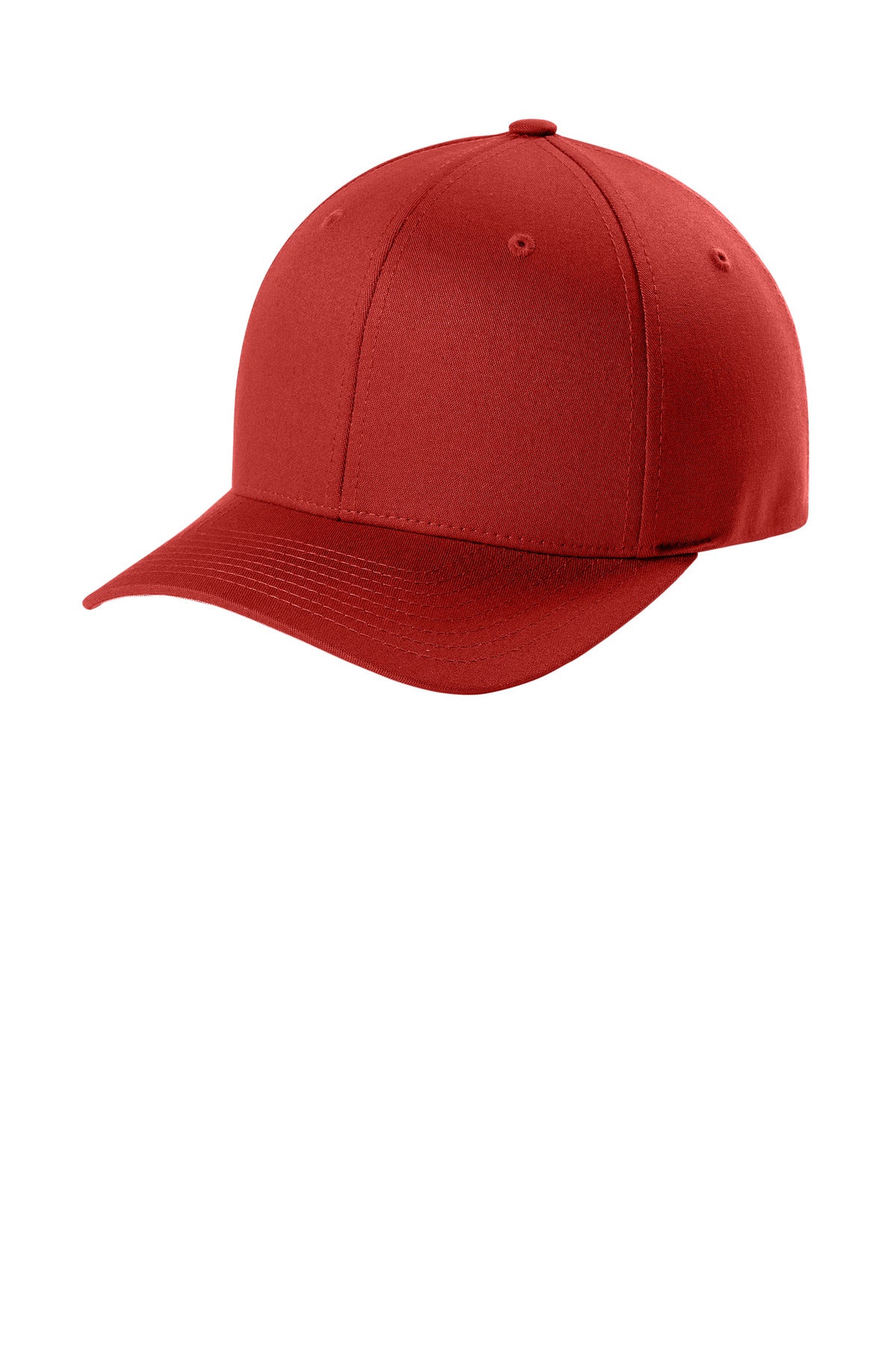 Custom logo Flexfit® V-Flexfit® Cotton Twill Cap FF5001 in Red