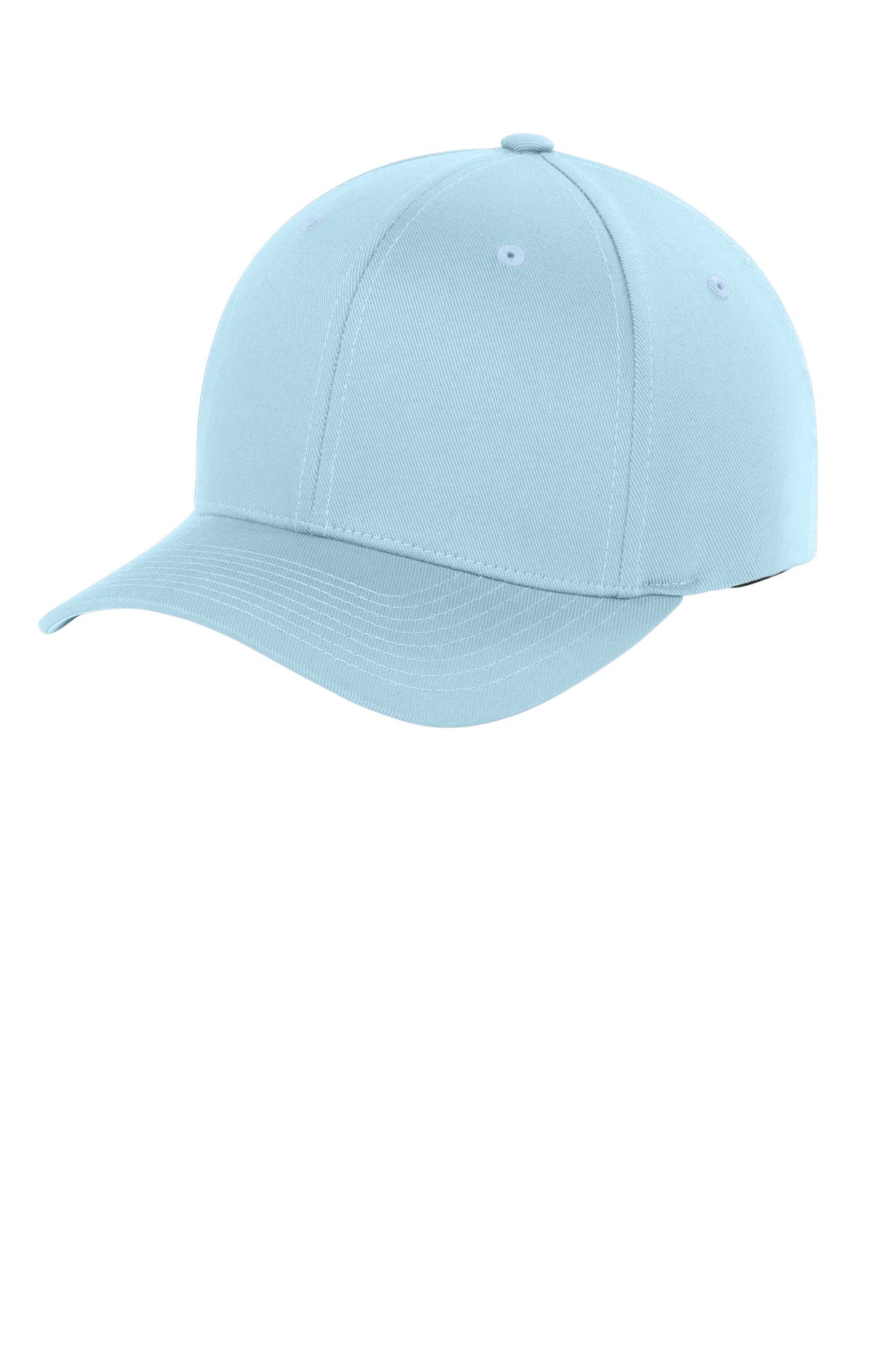 Custom logo Flexfit® Wooly Combed Cap FF6277 in Carolina Blue