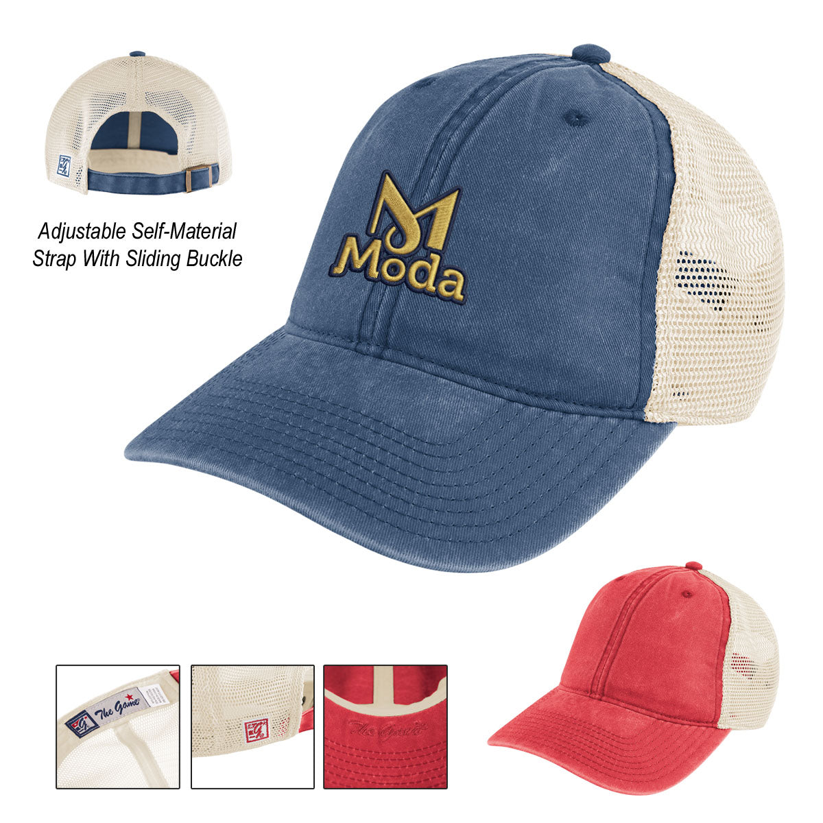 Game Changer Pigment Dyed Twill Trucker Cap