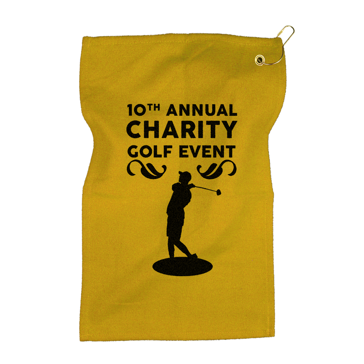 Custom logo Microfiber Golf Towel