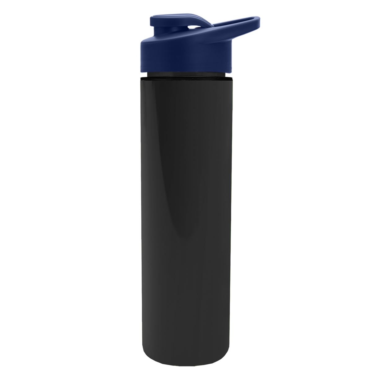 Custom logo Slim Double-Wall Insulated Bottle with Drink-Thru Lid - 16 oz.