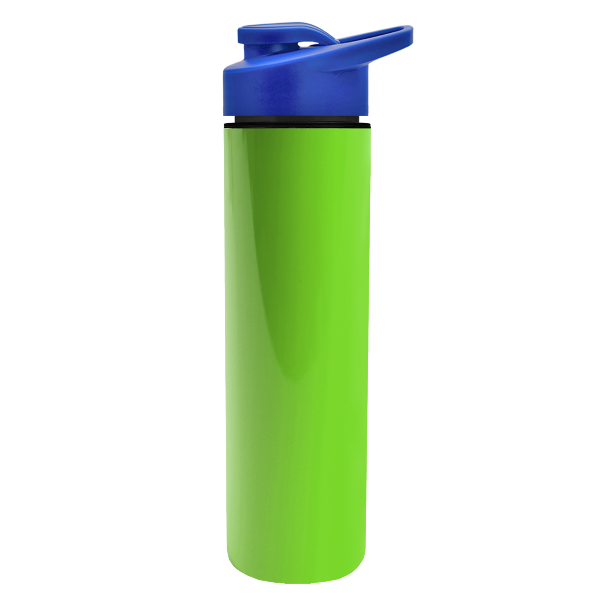 Custom logo Slim Double-Wall Insulated Bottle with Drink-Thru Lid - 16 oz.