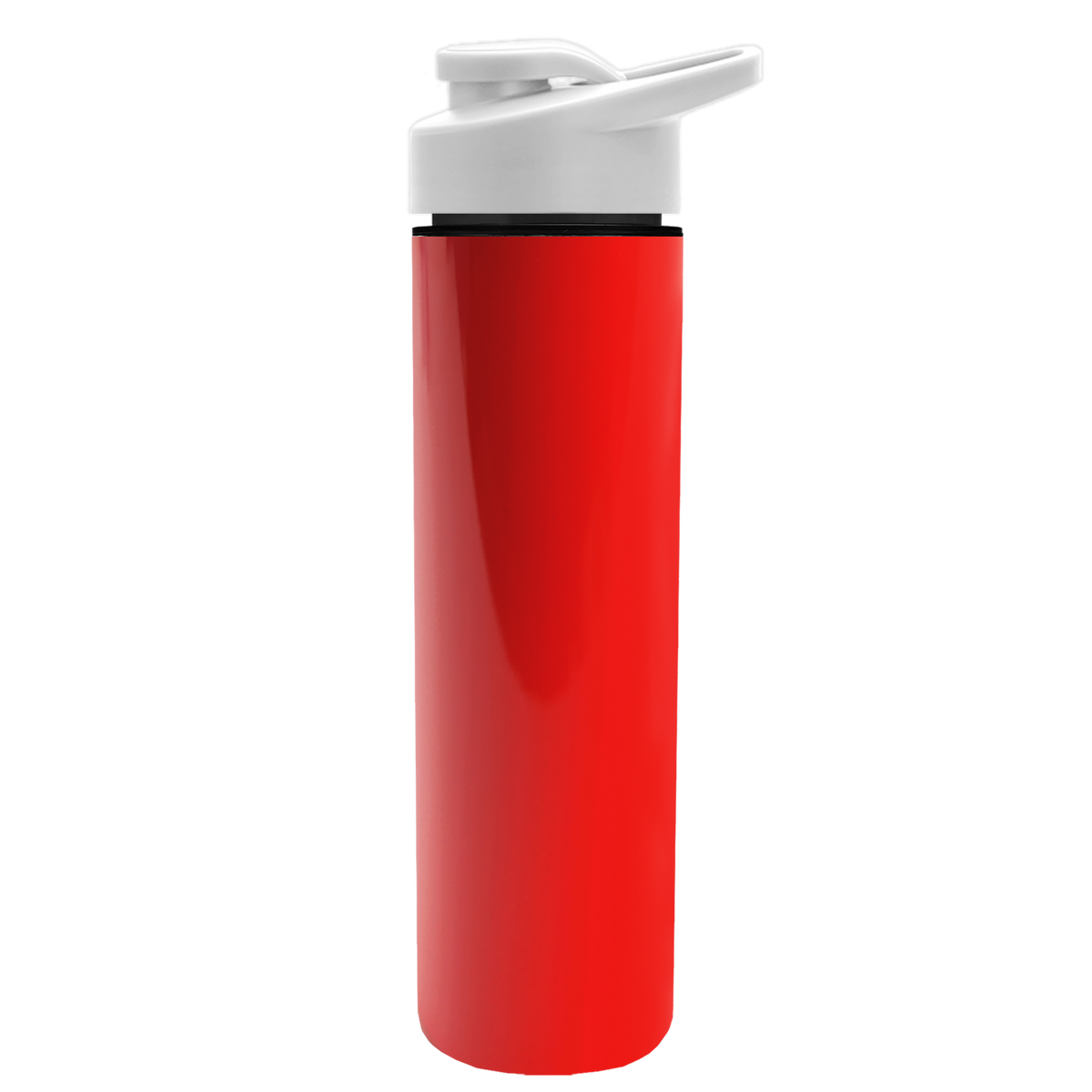 Custom logo Slim Double-Wall Insulated Bottle with Drink-Thru Lid - 16 oz.