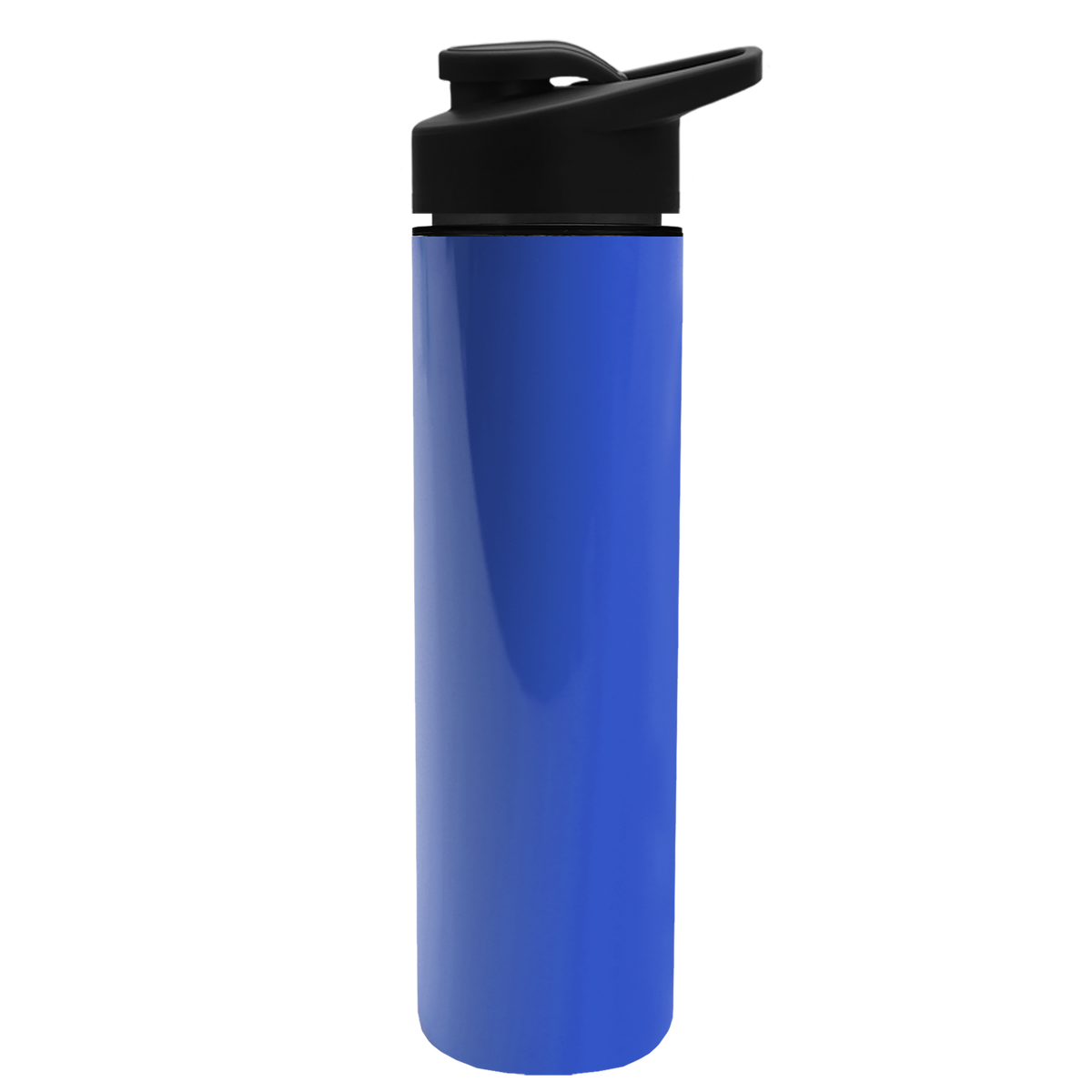 Custom logo Slim Double-Wall Insulated Bottle with Drink-Thru Lid - 16 oz.