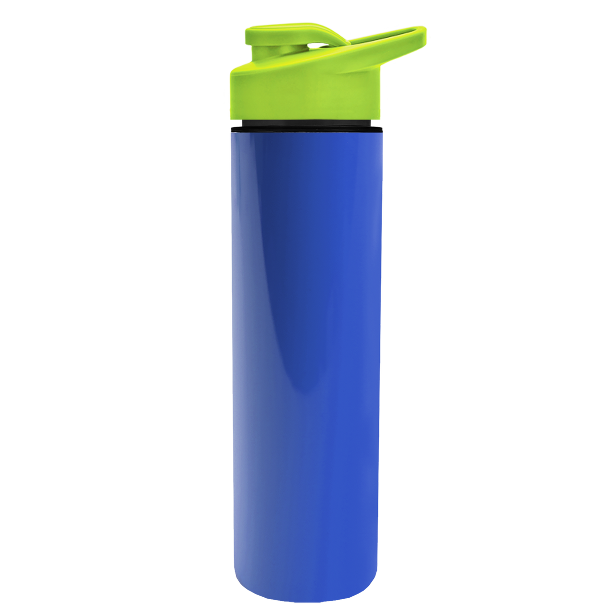 Custom logo Slim Double-Wall Insulated Bottle with Drink-Thru Lid - 16 oz.