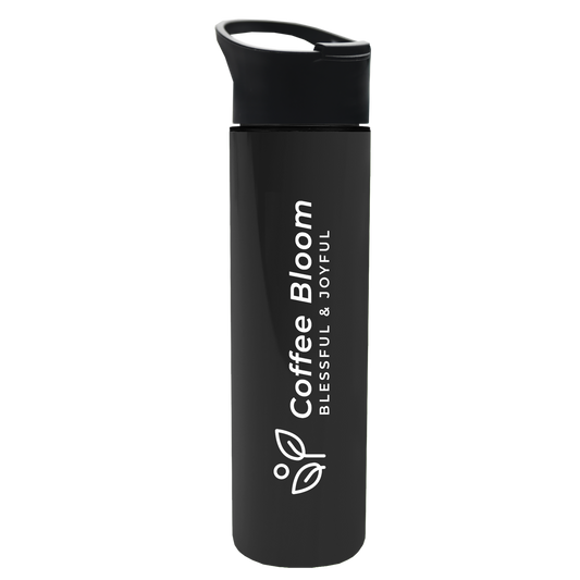 Slim Double-Wall Insulated Bottle with Pop-Up Lid - 16 oz.