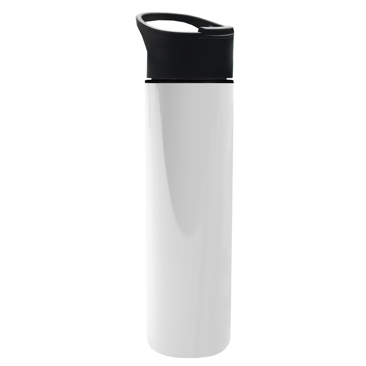 Custom logo Slim Double-Wall Insulated Bottle with Pop-Up Lid - 16 oz.