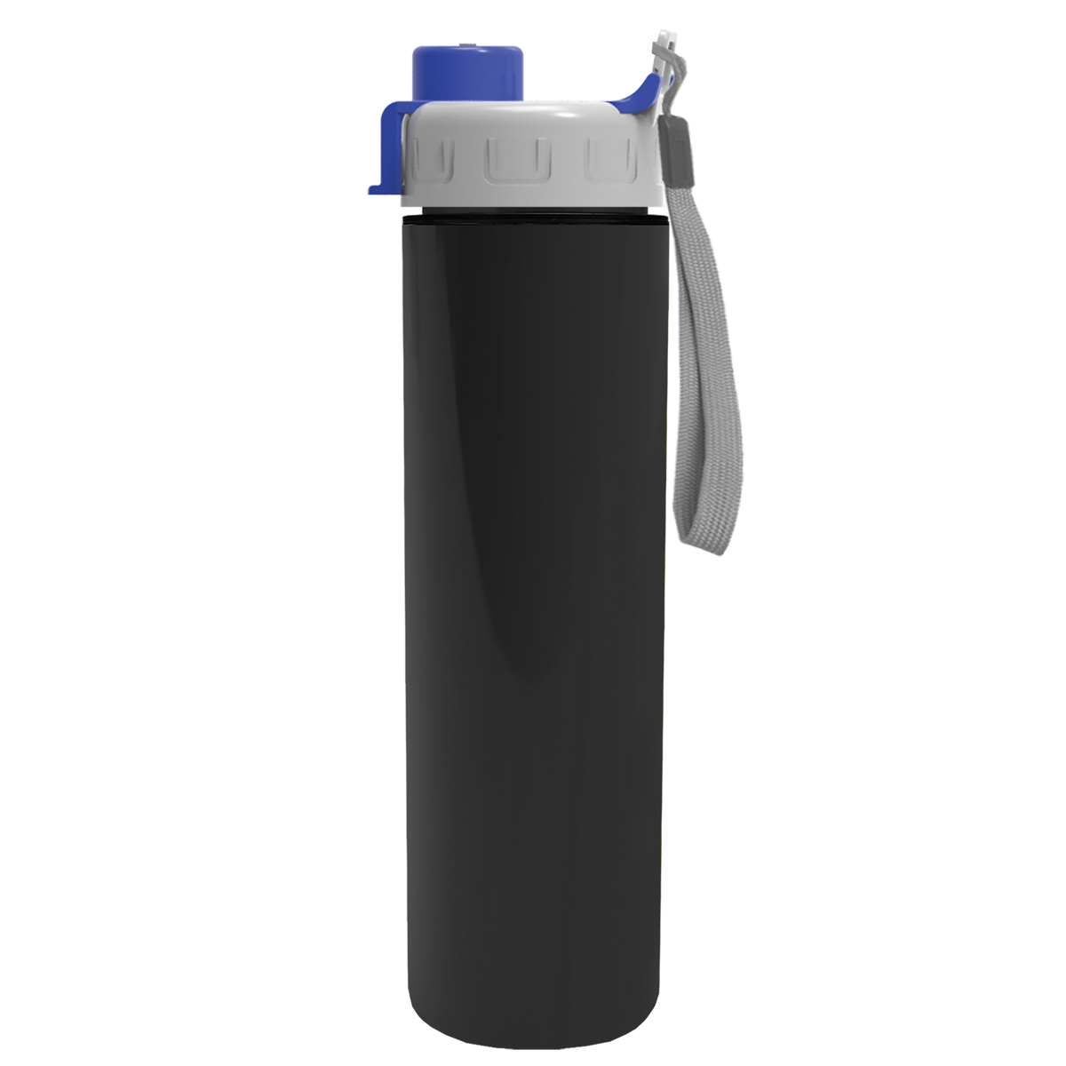 Custom logo Slim Double-Wall Insulated Bottle with Quick-Snap Lid - 16 oz.