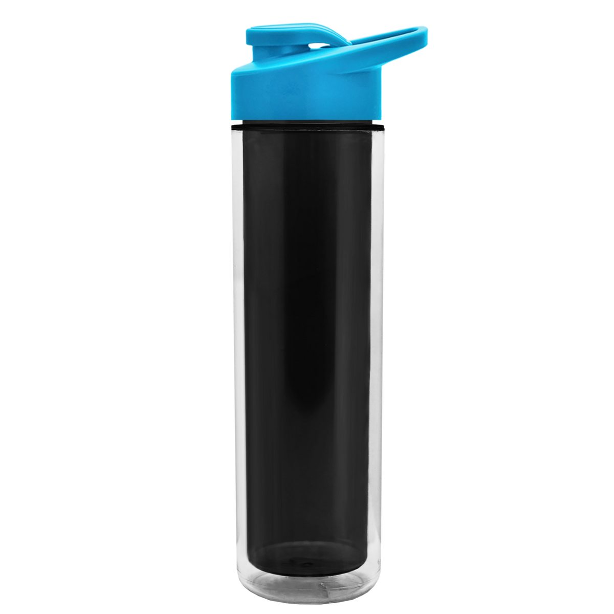 Custom logo Chiller Double-Wall Insulated Bottle with Drink-Thru Lid - 16 oz.