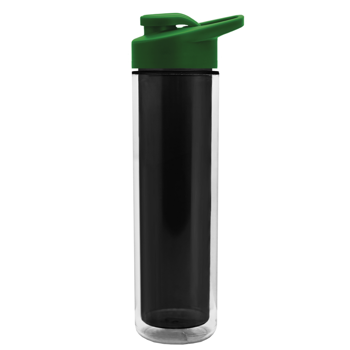Custom logo Chiller Double-Wall Insulated Bottle with Drink-Thru Lid - 16 oz.