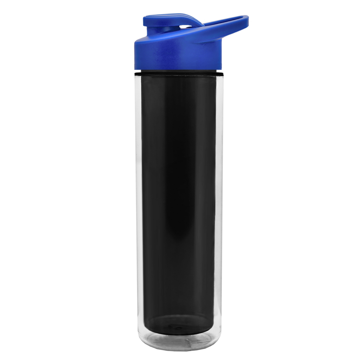 Custom logo Chiller Double-Wall Insulated Bottle with Drink-Thru Lid - 16 oz.