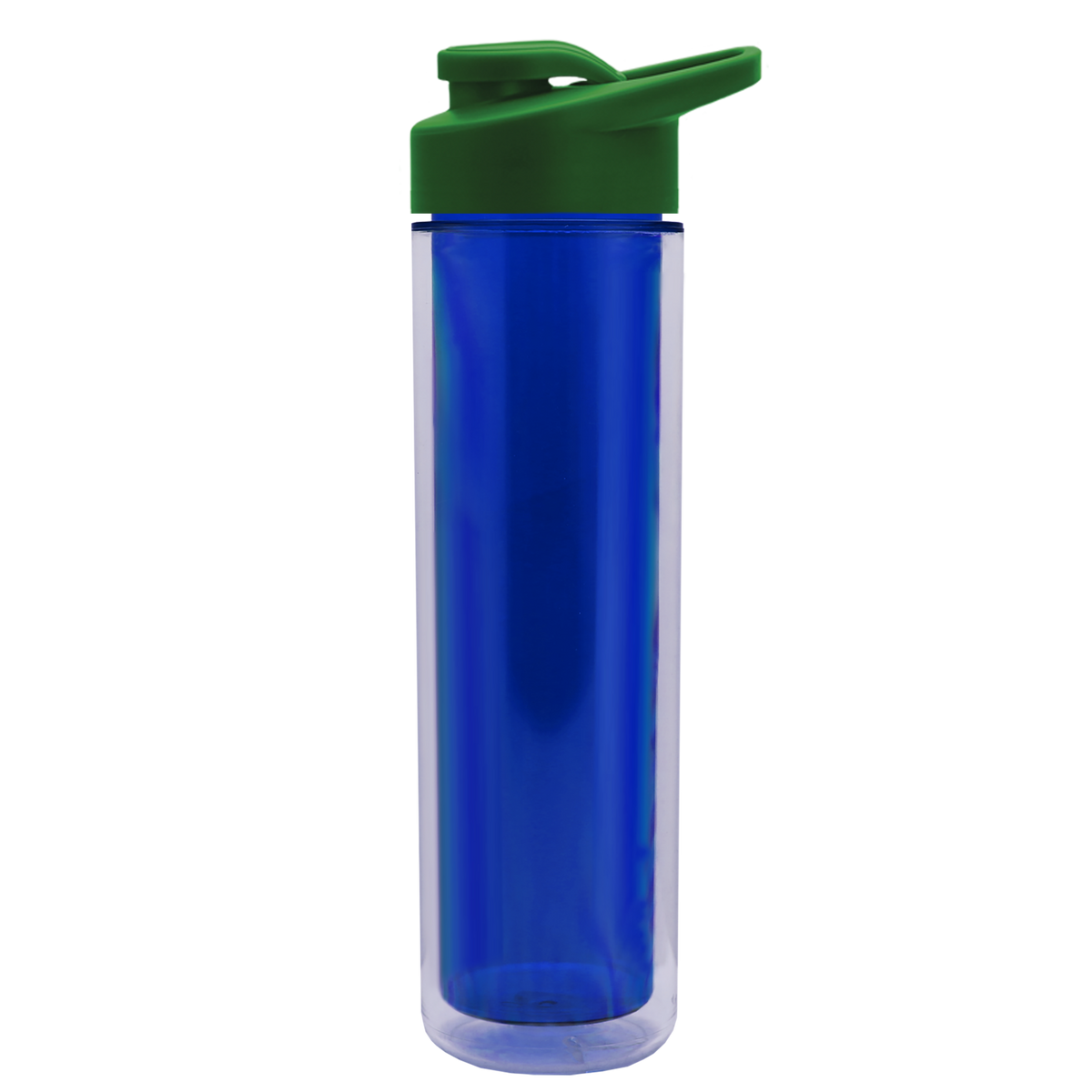 Custom logo Chiller Double-Wall Insulated Bottle with Drink-Thru Lid - 16 oz.