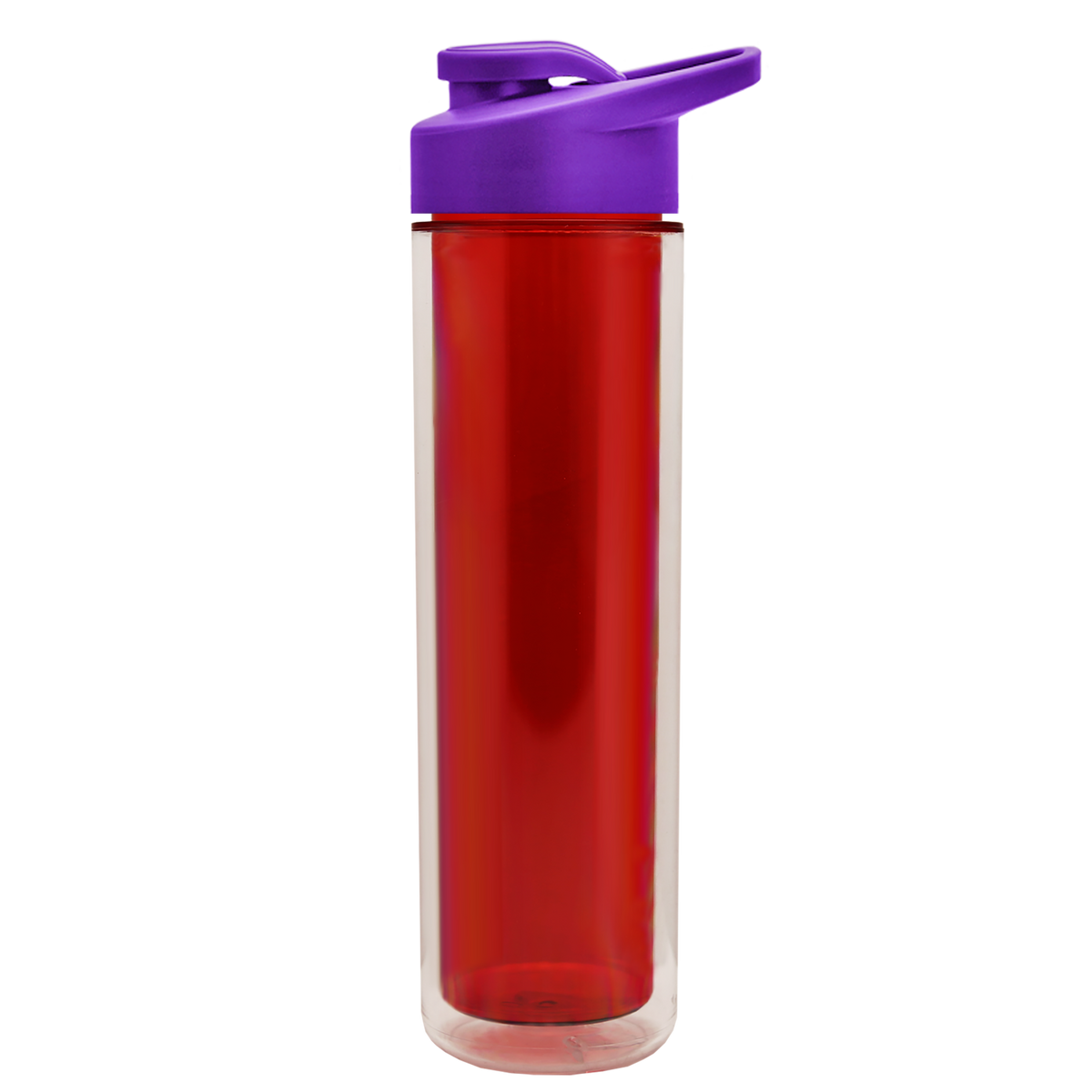 Custom logo Chiller Double-Wall Insulated Bottle with Drink-Thru Lid - 16 oz.