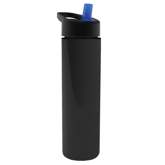 Chiller Double-Wall Insulated Bottle with Flip-Straw Lid - 16 oz.