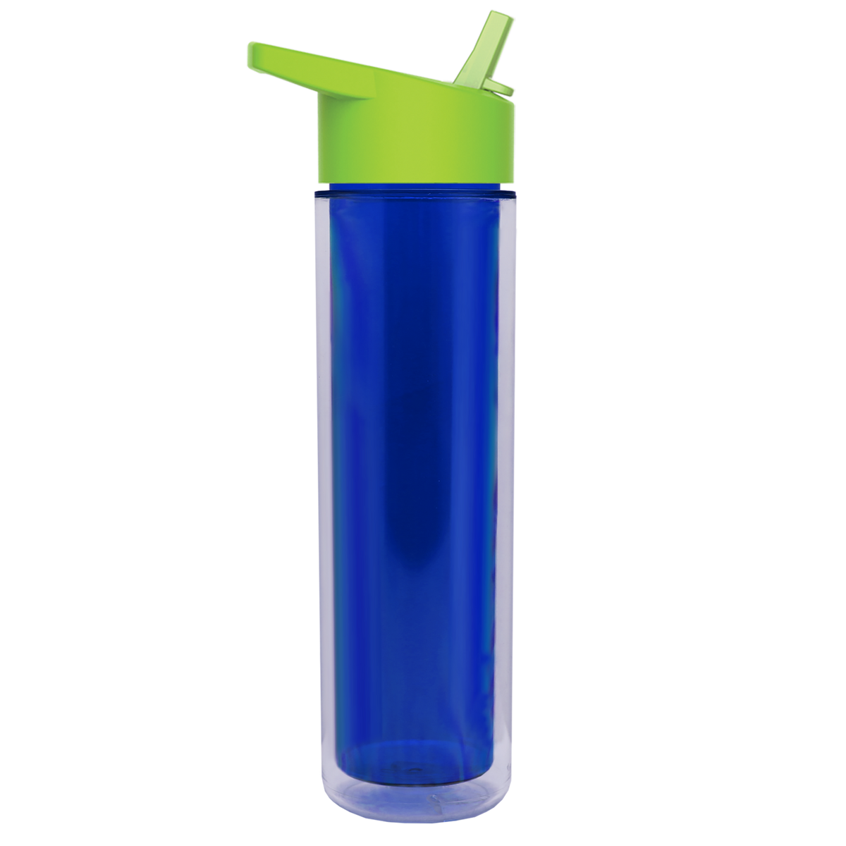 Custom logo Chiller Double-Wall Insulated Bottle with Flip-Straw Lid - 16 oz.