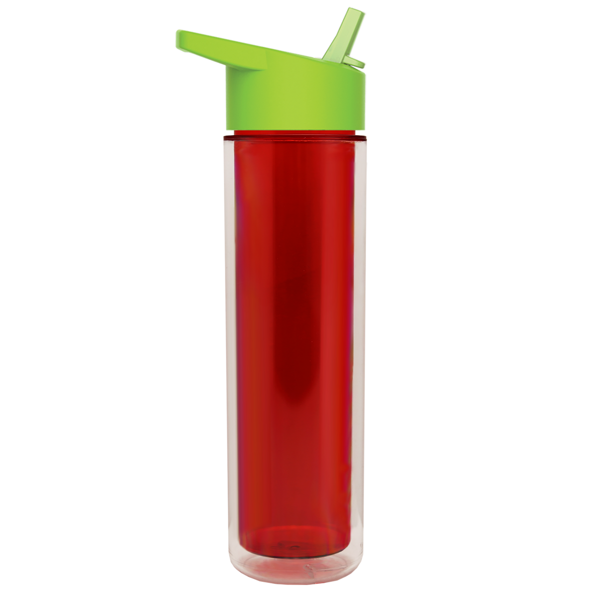 Custom logo Chiller Double-Wall Insulated Bottle with Flip-Straw Lid - 16 oz.