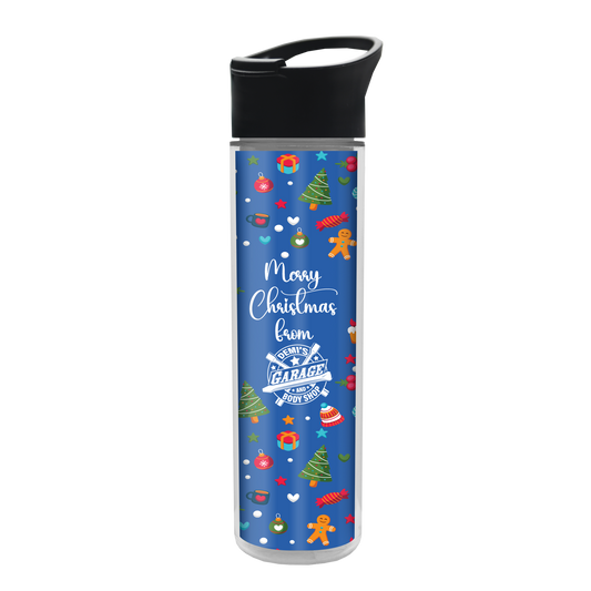 Chiller Insulated Bottle with Pop-Up Lid and Full-Color Paper Insert - 16 oz.