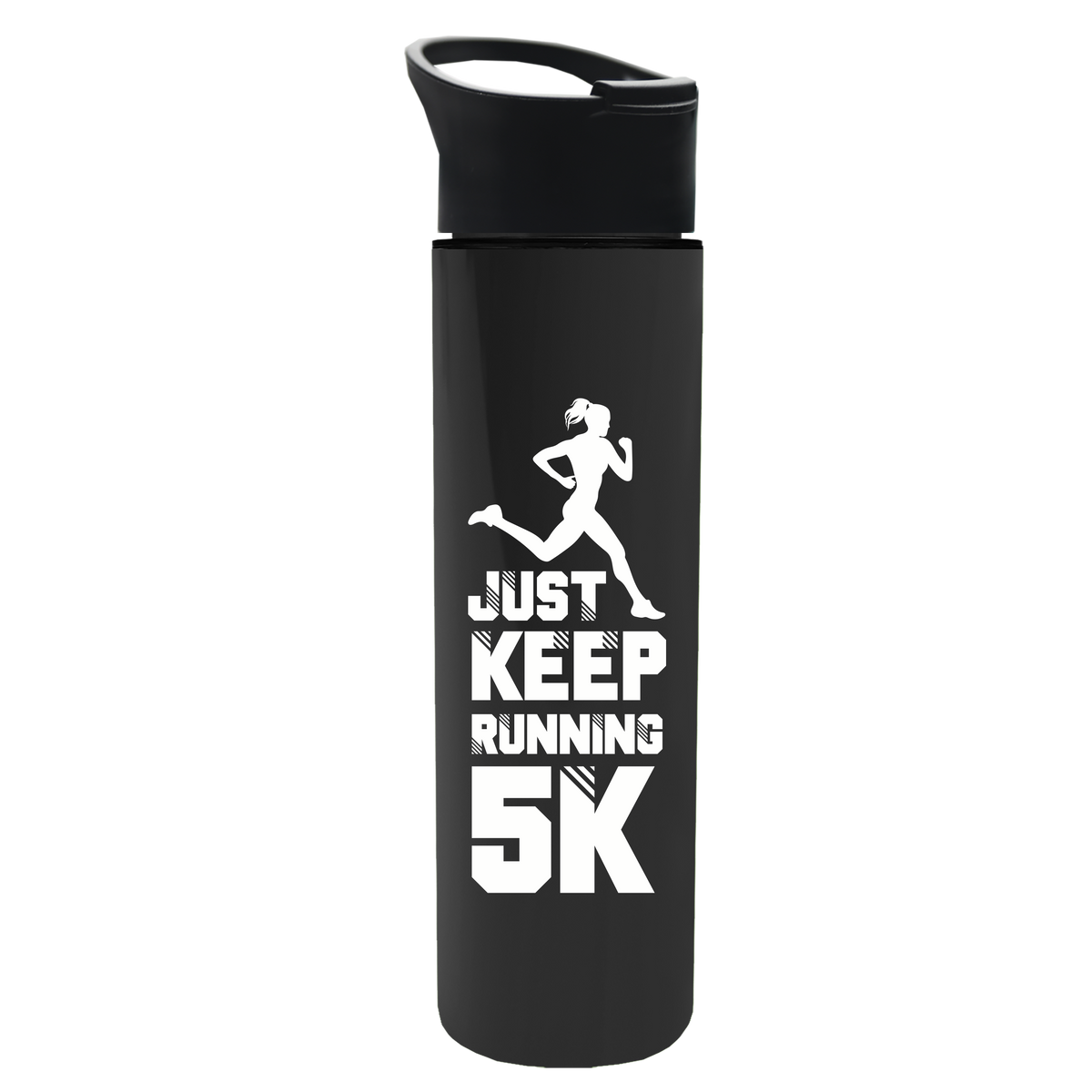 Custom logo Chiller Double-Wall Insulated Bottle with Pop-Up Lid - 16 oz.