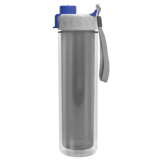 Chiller Insulated Bottle with Quick-Snap Lid and Full-Color Paper Insert - 16 oz.
