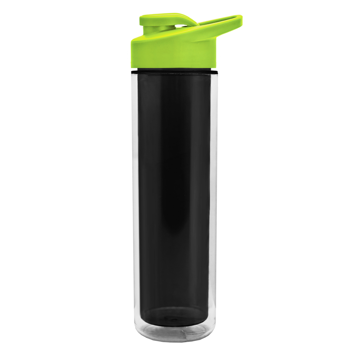 Custom logo Chiller Double-Wall Insulated Bottle with Drink-Thru Lid - 16 oz.