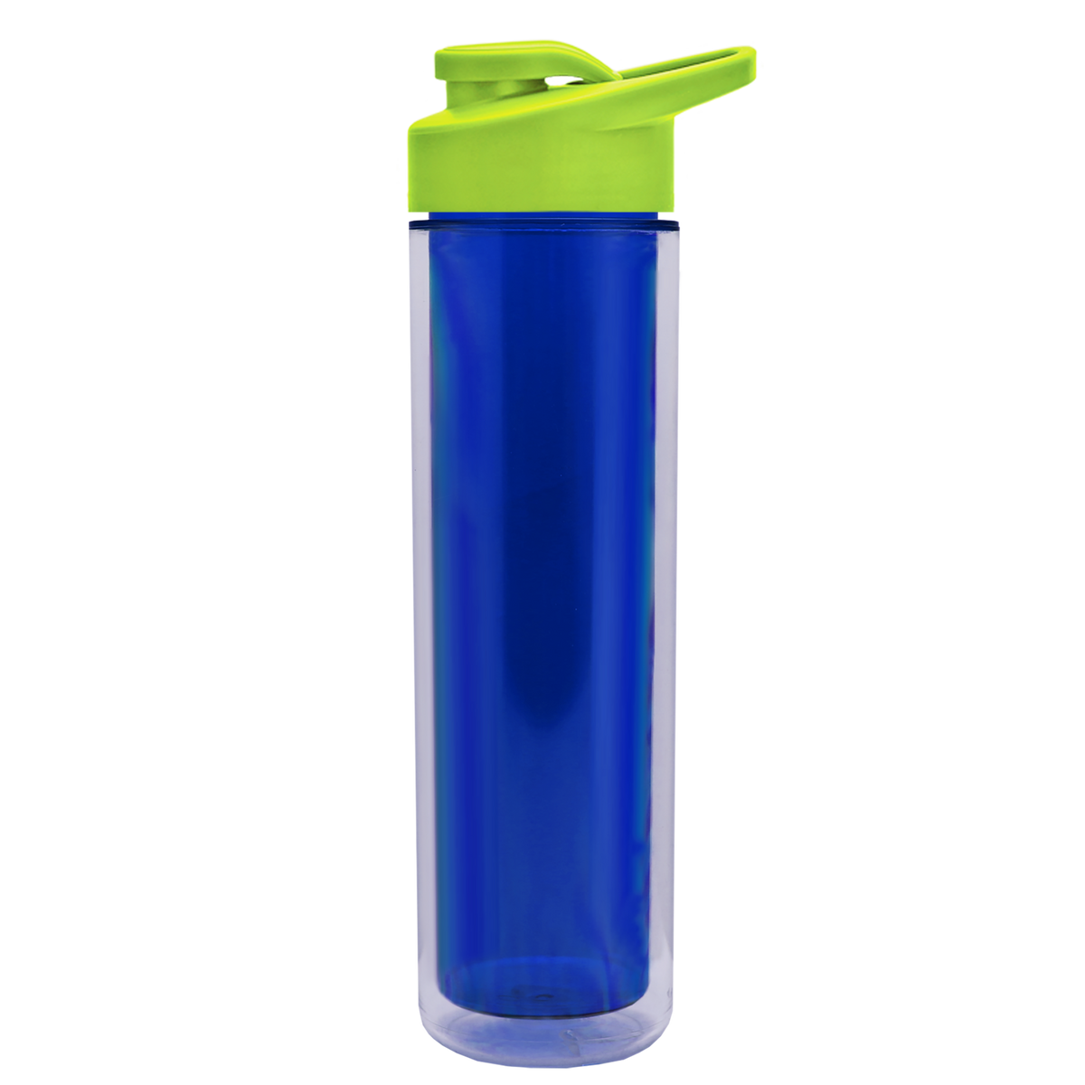 Custom logo Chiller Double-Wall Insulated Bottle with Drink-Thru Lid - 16 oz.
