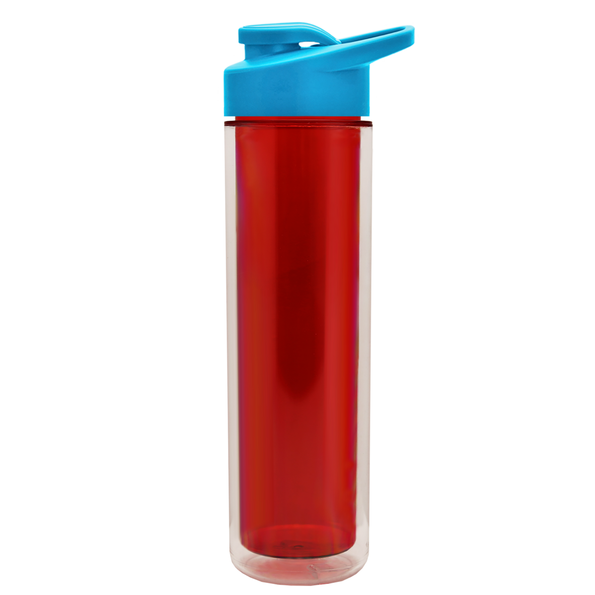 Custom logo Chiller Double-Wall Insulated Bottle with Drink-Thru Lid - 16 oz.