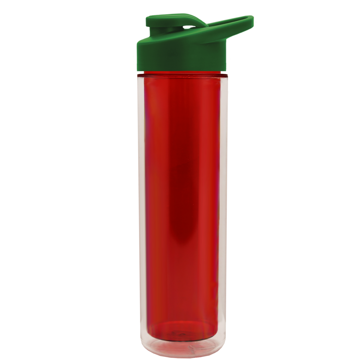 Custom logo Chiller Double-Wall Insulated Bottle with Drink-Thru Lid - 16 oz.