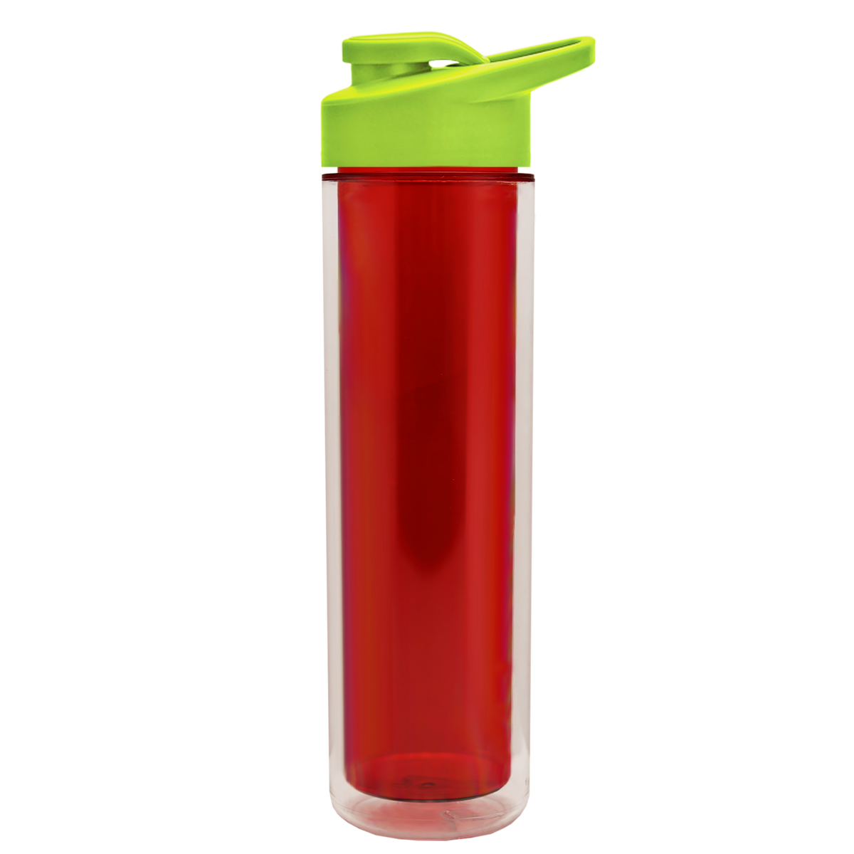 Custom logo Chiller Double-Wall Insulated Bottle with Drink-Thru Lid - 16 oz.