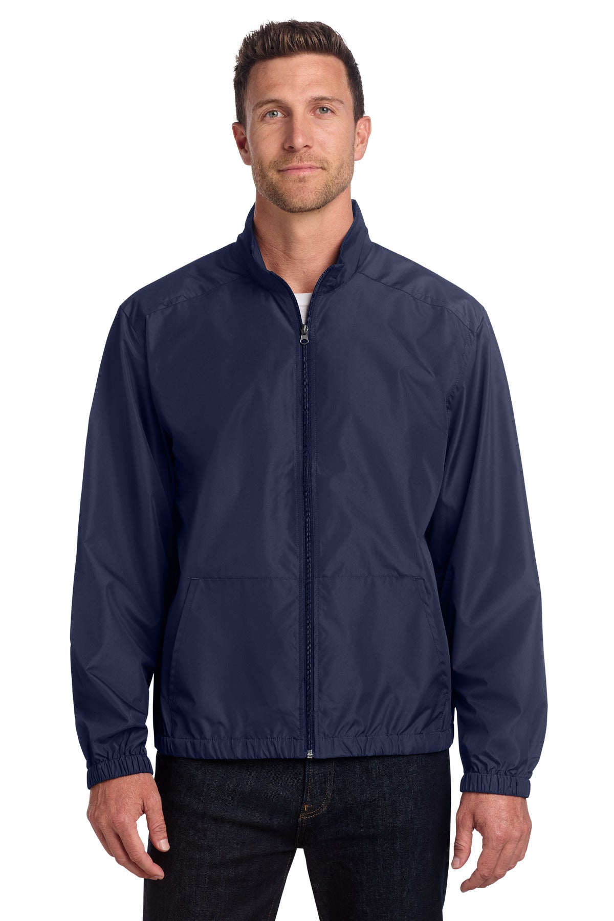 Custom logo Port Authority&reg; Essential Jacket. J305 in True Navy