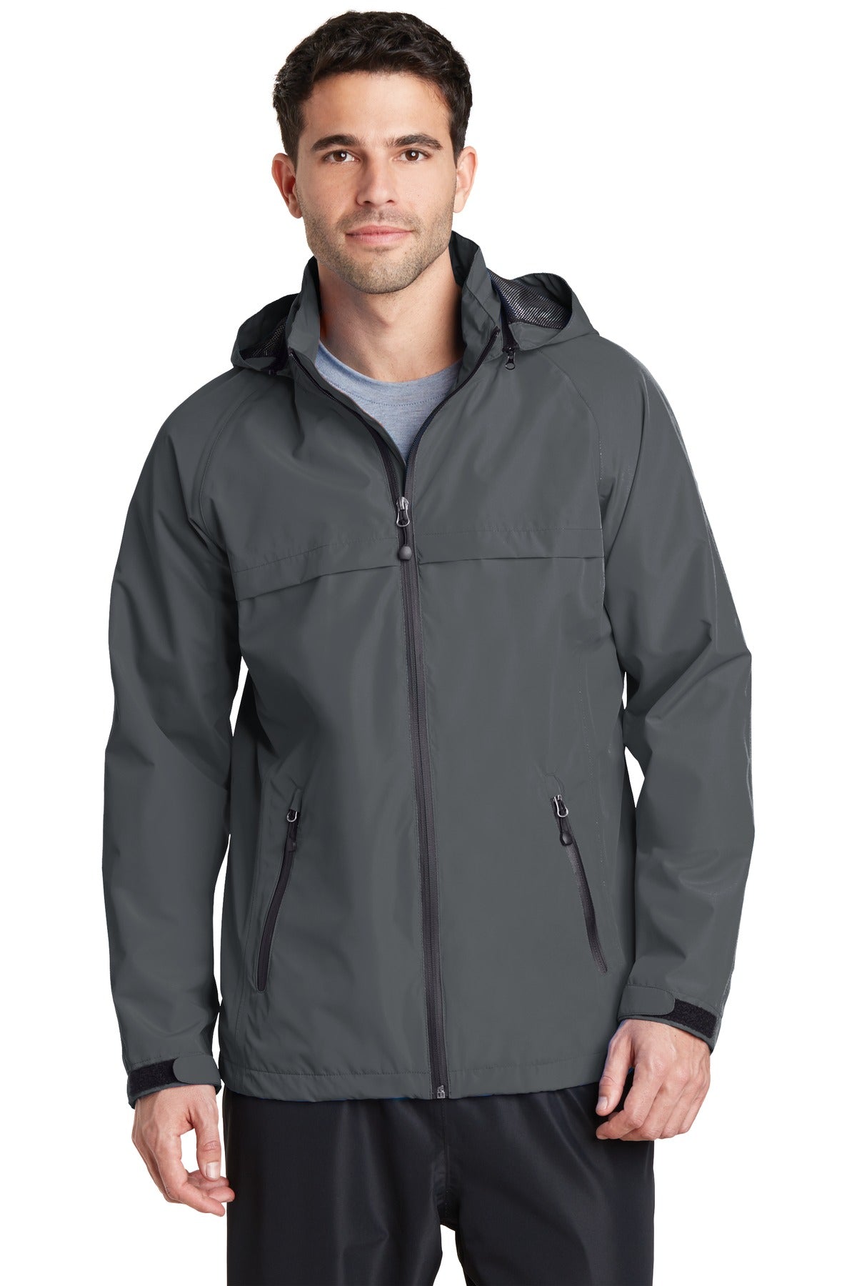Custom logo Port Authority® Torrent Waterproof Jacket. J333 in Magnet