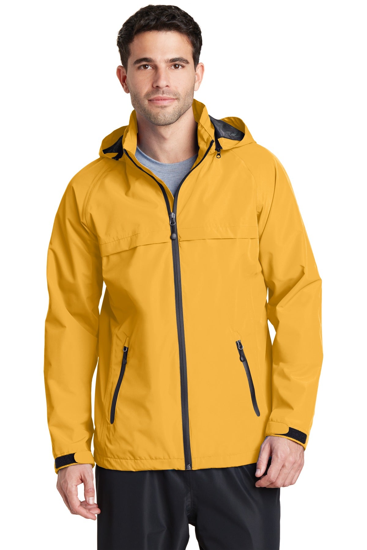 Custom logo Port Authority® Torrent Waterproof Jacket. J333 in Slicker Yellow