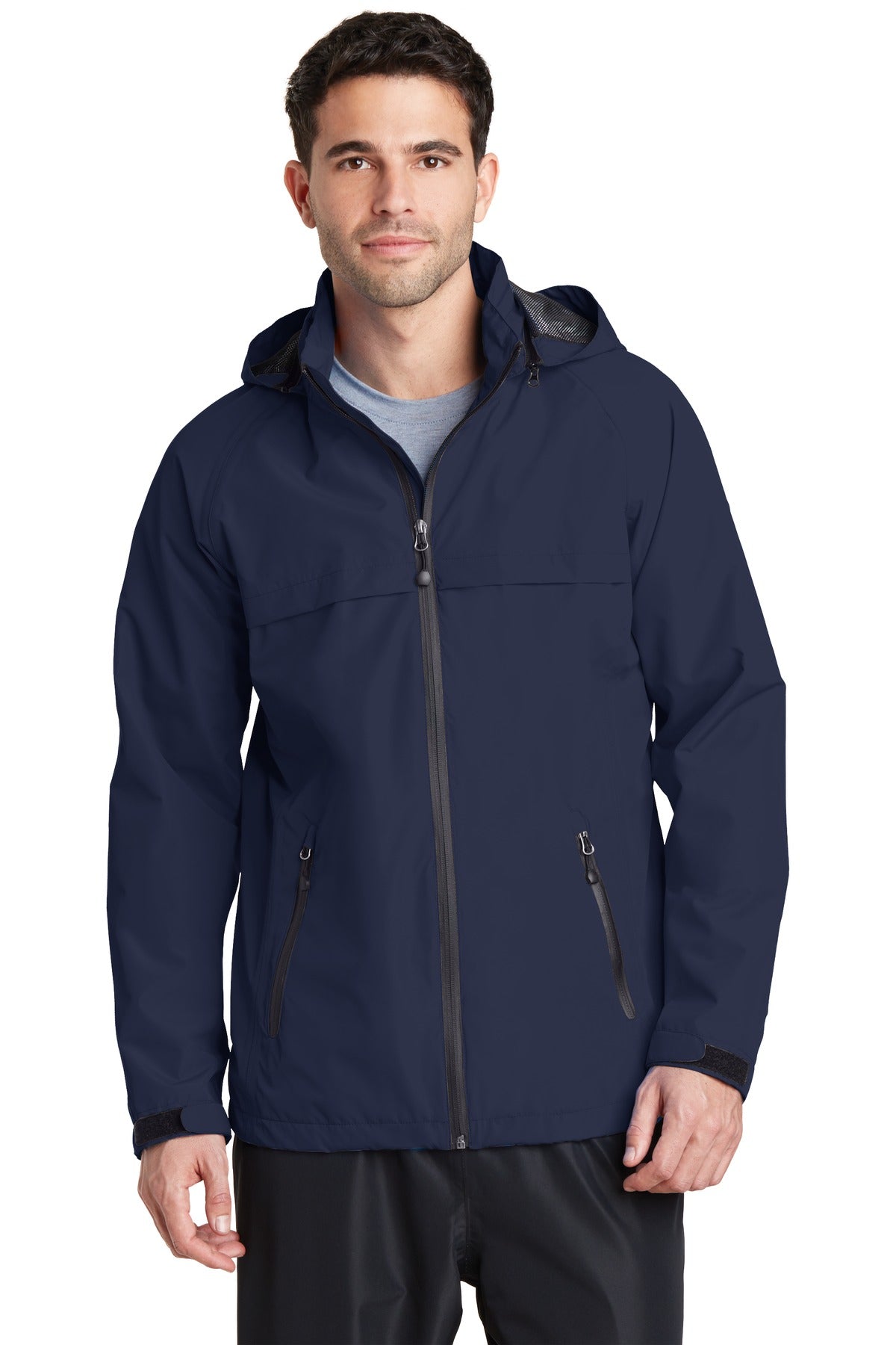 Custom logo Port Authority® Torrent Waterproof Jacket. J333 in True Navy