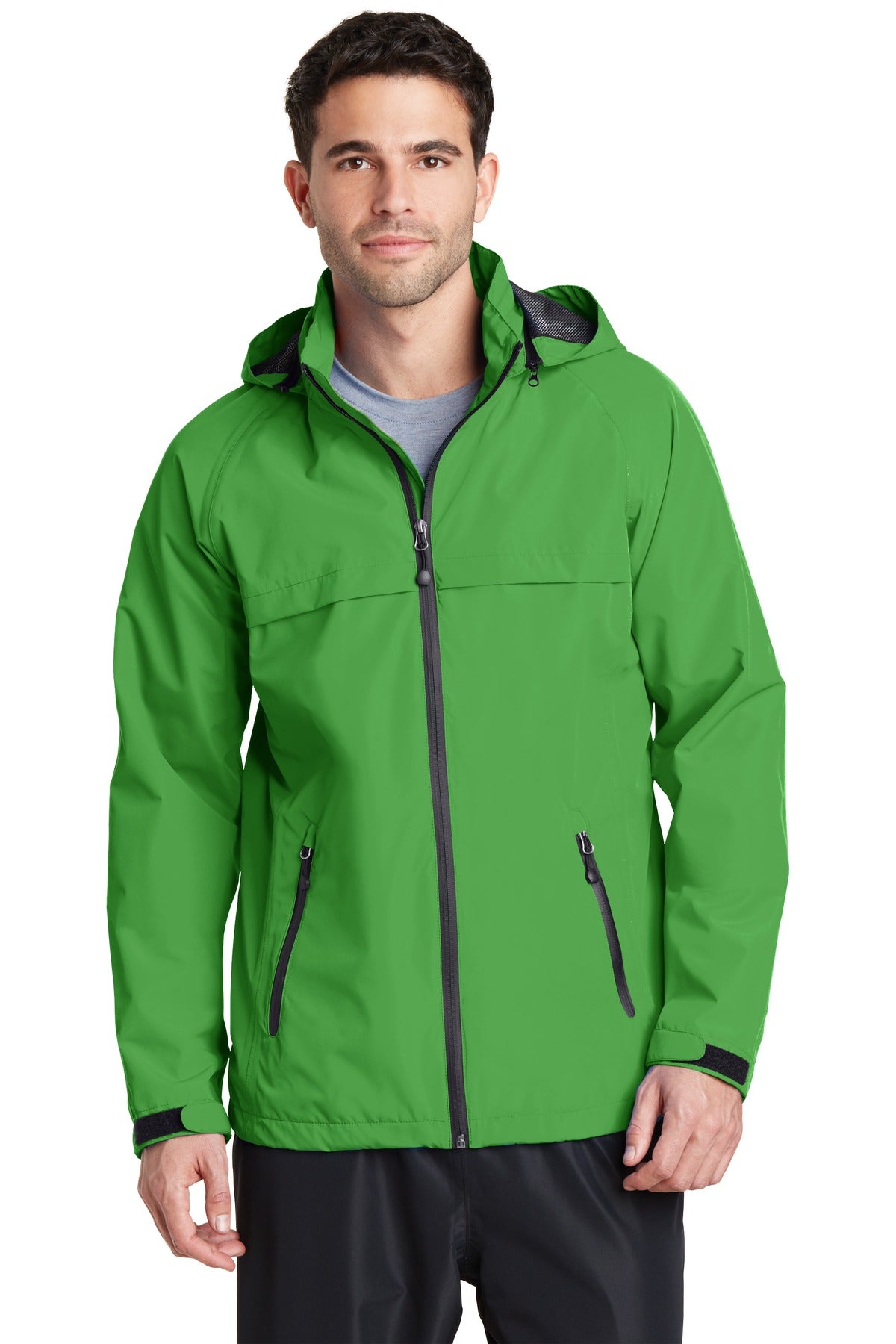 Custom logo Port Authority® Torrent Waterproof Jacket. J333 in Vine Green