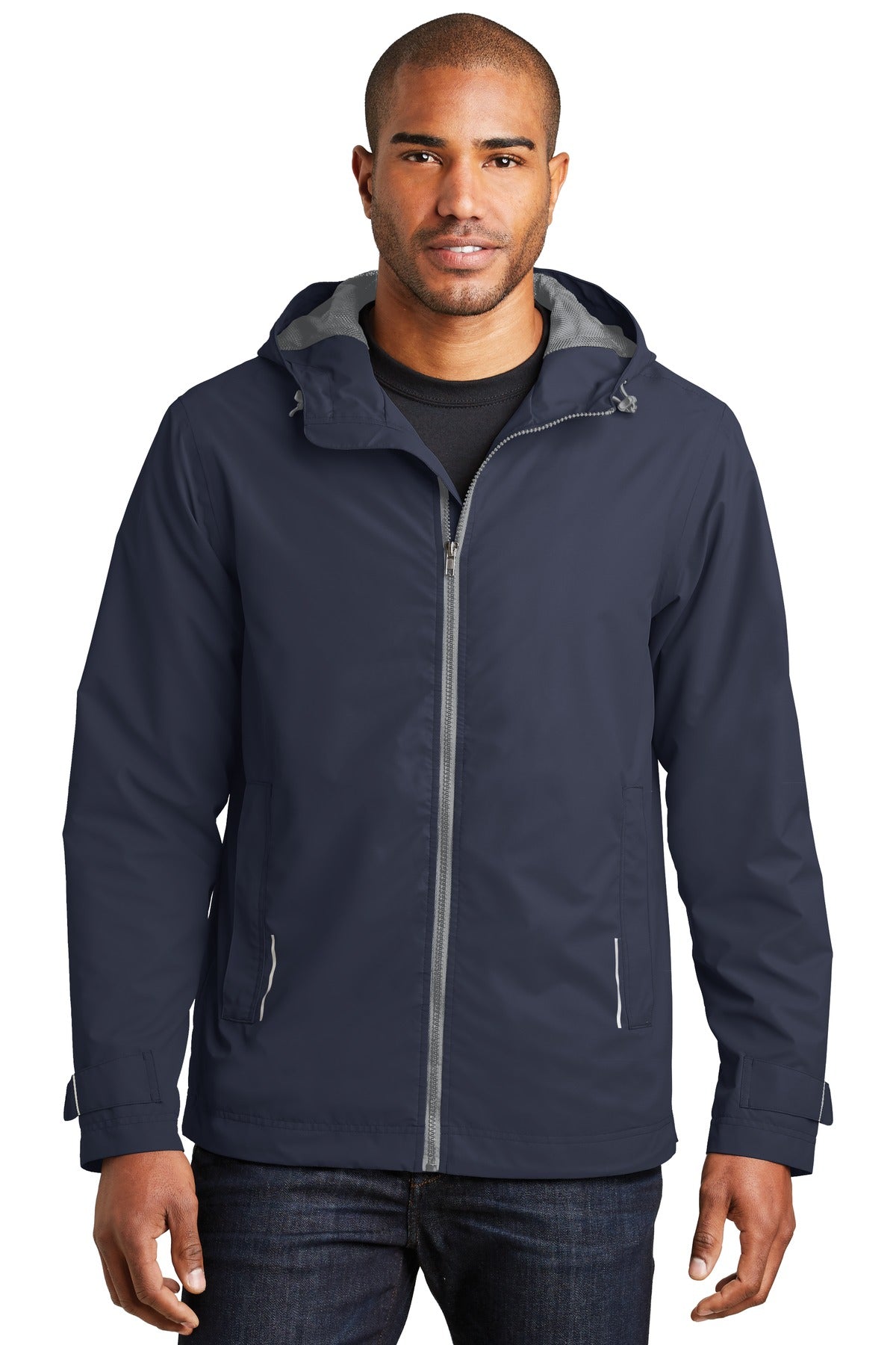 Custom logo Port Authority® Northwest Slicker. J7710 in Navy