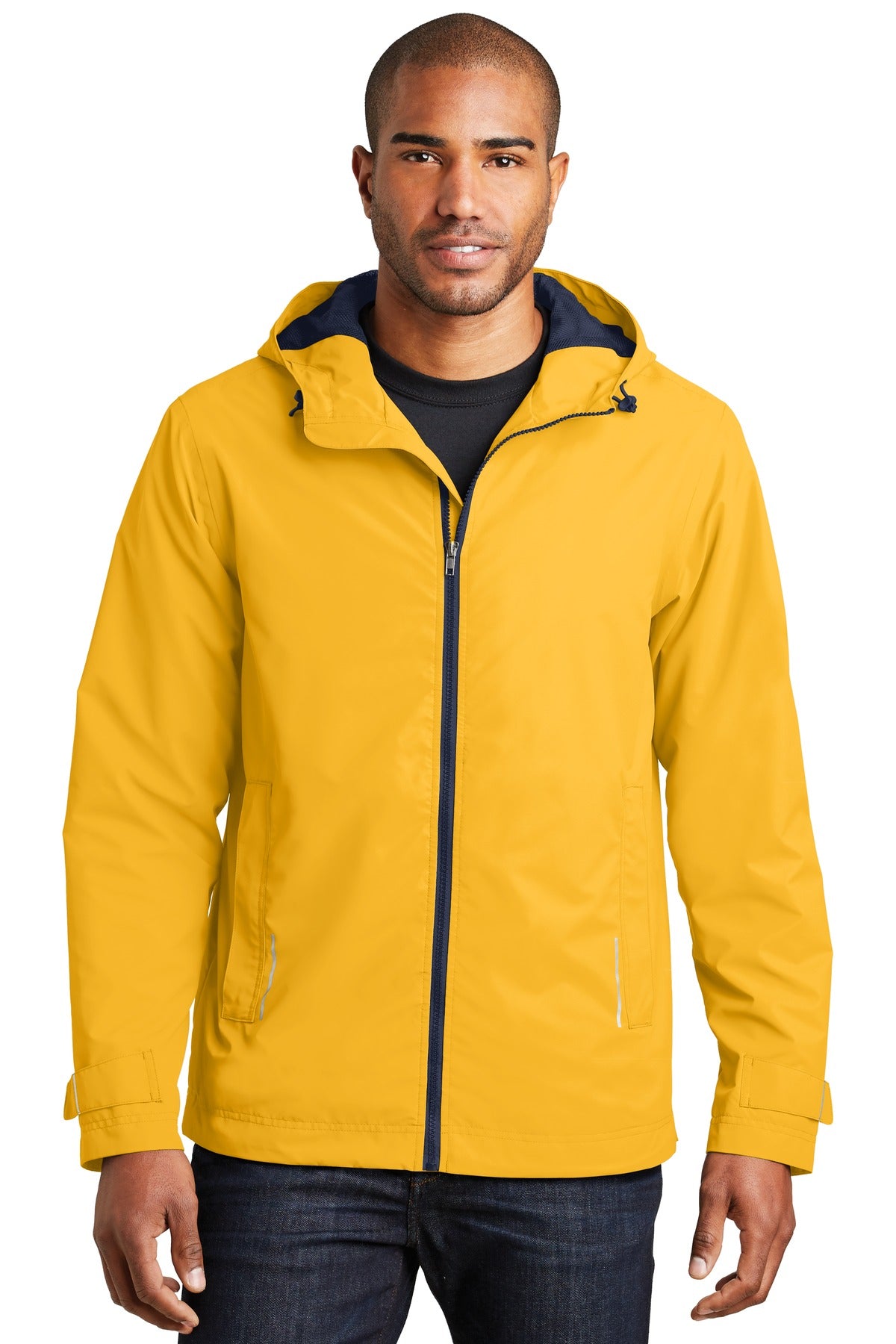 Custom logo Port Authority® Northwest Slicker. J7710 in Slicker Yellow