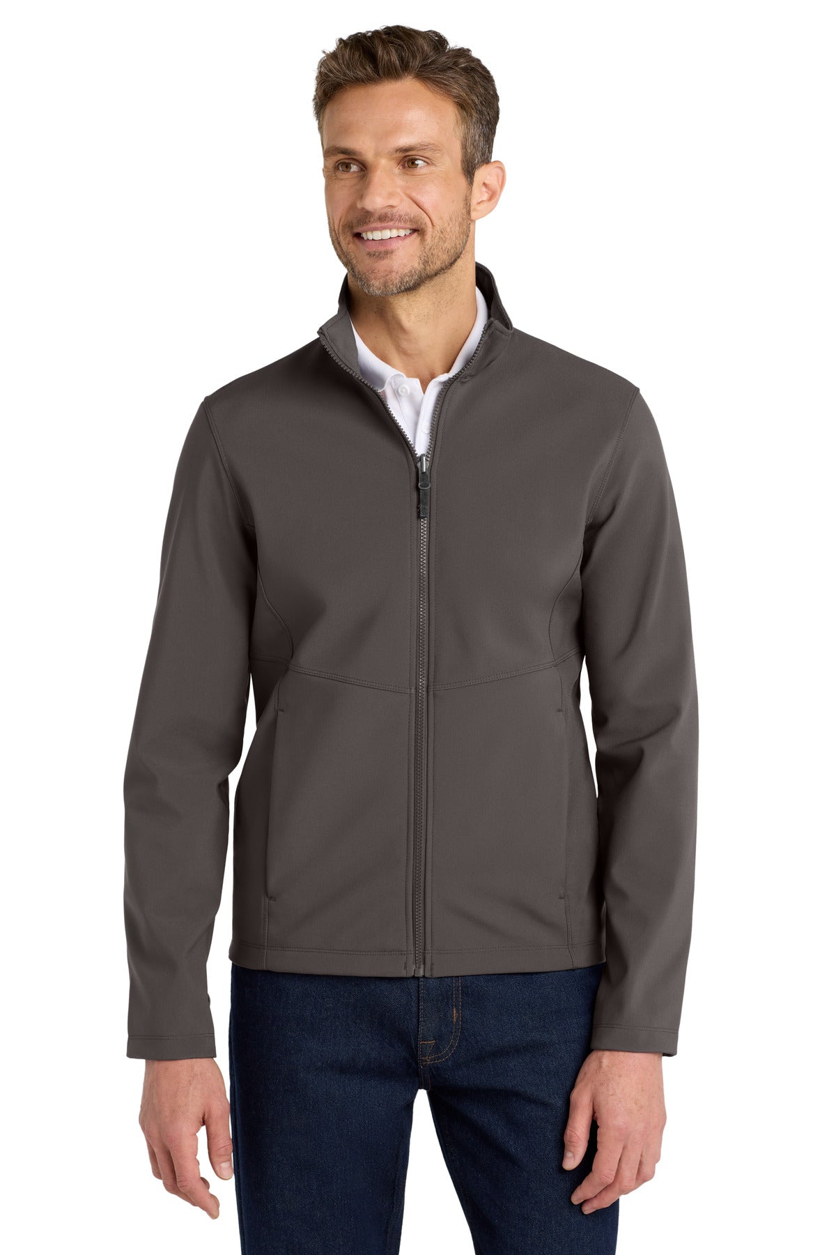 Custom logo Port Authority ® Collective Soft Shell Jacket. J901 in Graphite