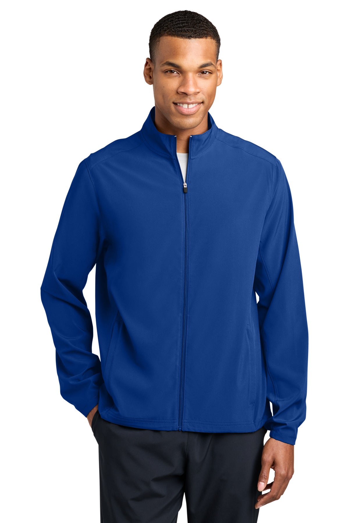 Custom logo Sport-Tek® Repeat Jacket JST480 in True Royal