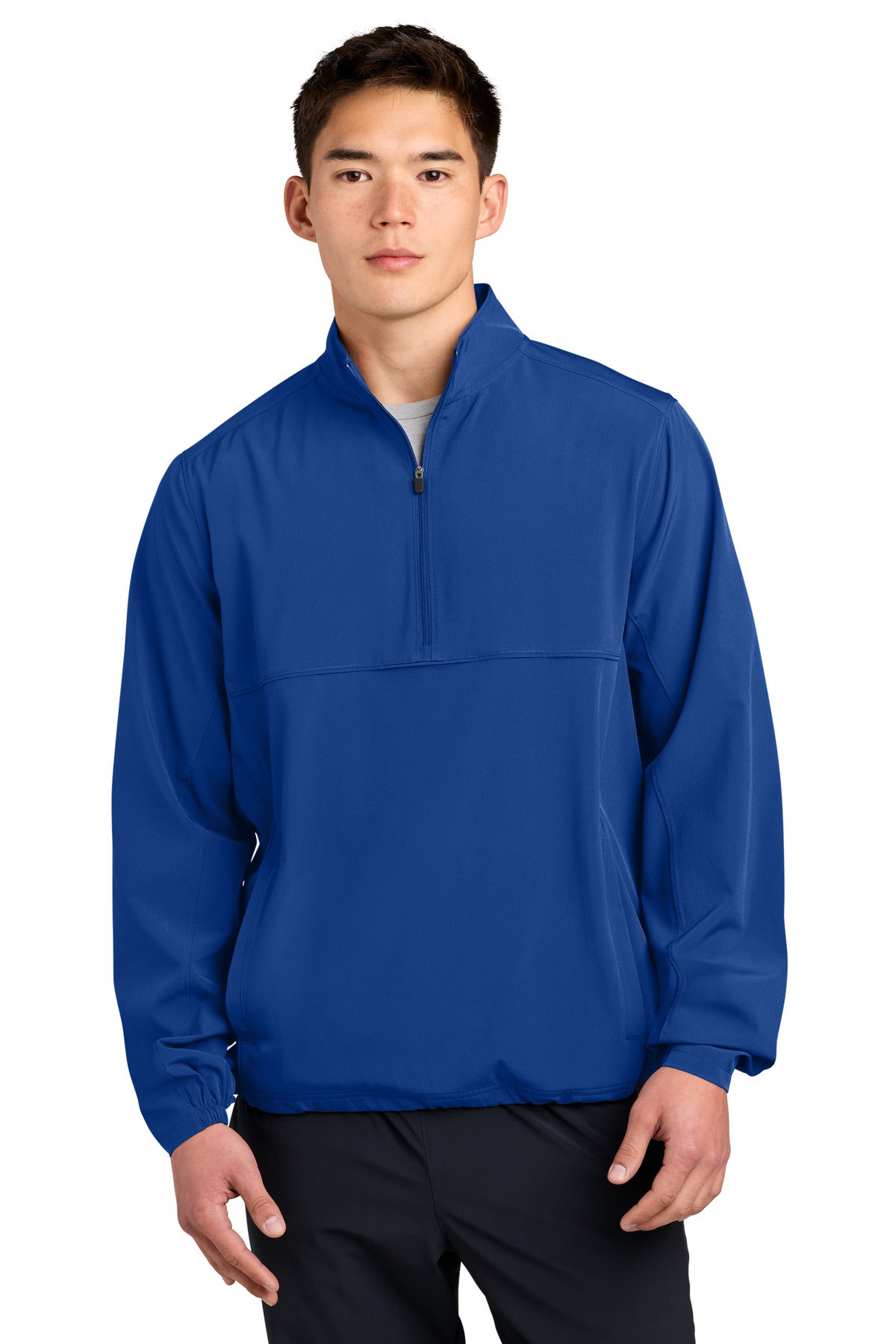 Custom logo Sport-Tek® Repeat 1/2-Zip JST481 in True Royal