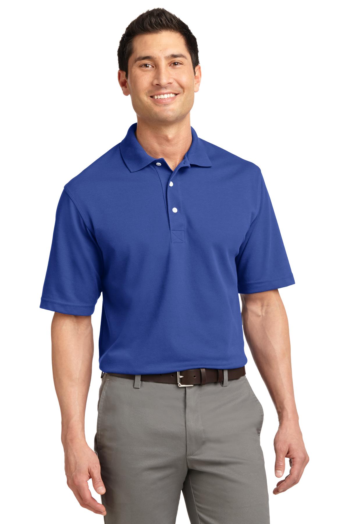 Custom logo Port Authority® Rapid Dry™ Polo.  K455 in Royal